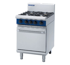 Products: BLUESEAL G504D EVO GAS RANGE STATIC OVEN 600MM - Hospitality Rentals