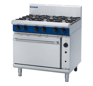 Products: BLUESEAL G56D EVO GAS RANGE CONVECT OVEN 900MM - Hospitality Rentals