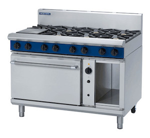 Products: BLUESEAL G58D EVO GAS RANGE CONVECTION OVEN 1200MM - Hospitality Rentals