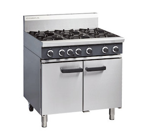 COBRA CR9D GAS RANGE STATIC OVEN 900MM - Hospitality Rentals