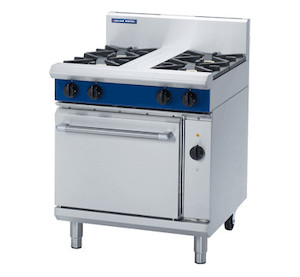 Products: BLUESEAL GE54D EVO GAS RANGE ELEC CONVECTION OVEN 750MM - Hospitality Rentals
