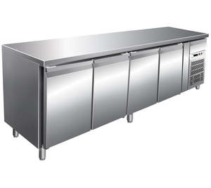 Forcar: Forcar GN4100TN - 4 Door S/S Counter Chiller GN 1/1
