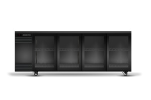 Skope: BackBar BB4GLS 4 Glass Sliding Door Fridge