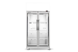 Skope EziCore TCE1000N 2 Glass Door Display or Storage Fridge