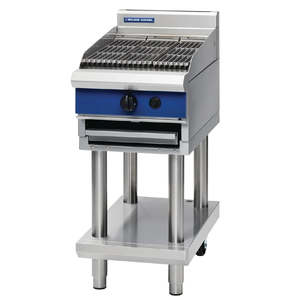 Blue Seal Evolution Series G593-LS - 450mm Gas Chargrill - Leg Stand