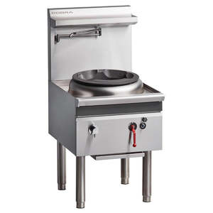 Moffat: Cobra CW1H-C - 600mm Gas Waterless Wok with 1 Chimney burner