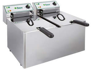 Industry Fast Food Pizza: Fimar FR88 Double Pan Electric Deep Fryer