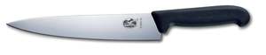 VICTORINOX FIBROX Cooks/Carving Knife 25cm - Black