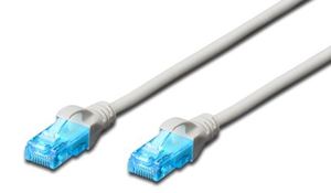 Products: Digitus UTP-Cat5E Patch Lead – 1m Grey