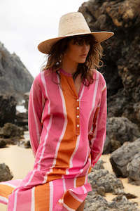 Dress: Moroccan Stripe Bazaar Stripe Dress