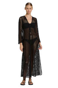 Kaftan: Jetset Stretch Lace Maxi Kaftan