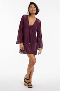 Kaftan: Jetset Stretch Lace Kaftan