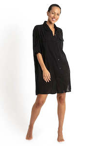 Jantzen: Resort Button Through Shirt BK