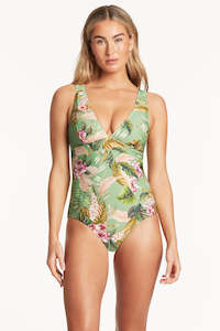 Powermesh Support: Lost Paradise Panel Line 1 Pce Green