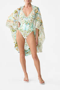 B Cup: Venus On A Vespa Ruched Tri-Tie Shoulder 1Pce