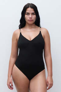 D Cup: Icon Wirefree Triangle Spacer Swimsuit