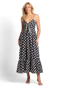 Maxi Dress: Seoul Tie Front Dress