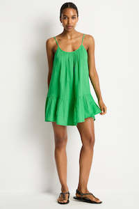 Dresses: Sunset Short Sundress Kelly Green
