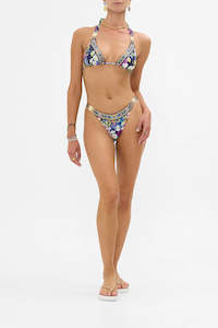 Basked in Baroque Soft Tie Bra Bikini Set