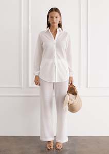 Aqua Blu: Overswim Odilia Beach Shirt