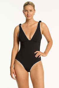 Babylon Bow Tie Scoop Back 1pce