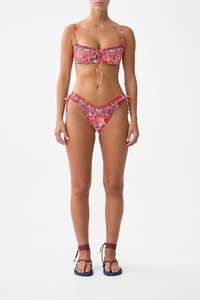 Heirloom Empire Ruched Tie Bikini Set