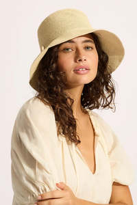 Hats 1: Packable Raffia Bucket Hat