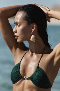 Bond Eye: Emerald Shimmer Beaded Ingrid & Vista Set