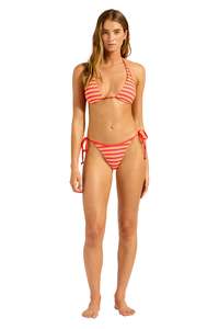 Bikini Bottoms: Calypso Longline Tie Side Set