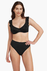 F Cup 1: Eco F Cup Underwire Bra Black