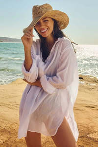 Beach Cowboy Hat - Natural