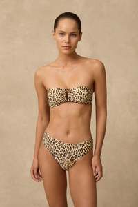 Bikini Bottoms: Seda Reversible Mid Rise Pant