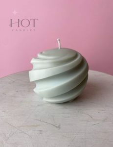HOT Candles: Large Swirl Candle Cloud