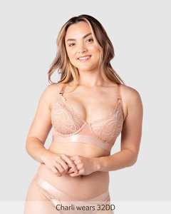 Warrior 2.0 Plunge Nursing Bra - Bronze