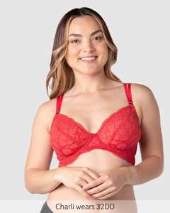 Heroine Plunge Nursing Bra - Scarlet Red