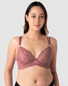 Heroine Plunge: Heroine Plunge Antique Rose Nursing Bra - Flexi Underwire