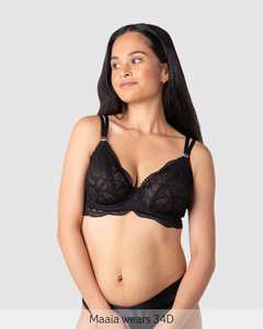 Heroine Plunge: Heroine Plunge Nursing Bra - Black