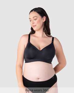 Wireless Maternity Nursing Bras: Infinite T-Shirt Nursing Bra - Black