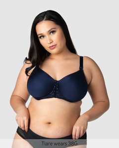 Maternity And Nursing Lingerie Bundles: Obsession T-Shirt Nursing Bra - Navy