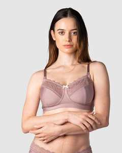 SHOW OFF MOCHA NURSING BRA - WIREFREE