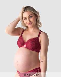 True Luxe Plunge Nursing Bra - Persian Rose