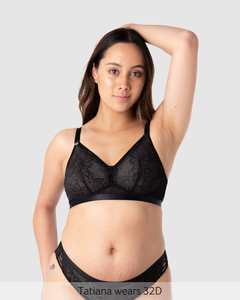 True Luxe: True Luxe Multifit Nursing Bra - Black