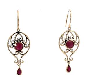 Coloured Stone Earrings: Fancy Drop Earrings