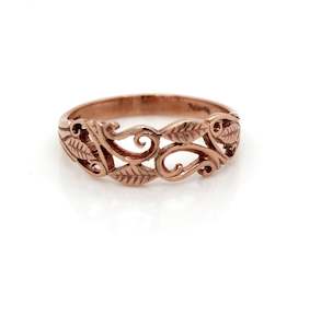 Gold Rings: NZ Fern Ring