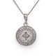 Diamond Circle Pendant