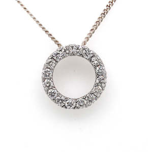 Diamond Circle Of Life Pendant 0.33ct