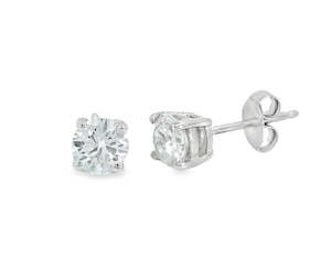 Diamond: Lab Grown Diamond Studs 1ct TW