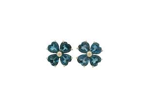Four Leaf Clover Stud Earrings