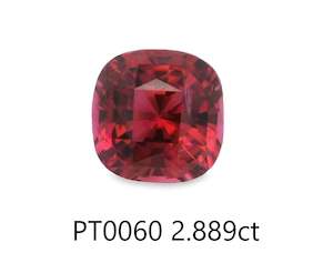 Pink Tourmaline Cushion 2.889ct