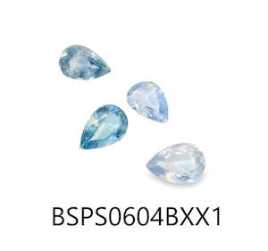 Blue Sapphire Pear Shape 6x4mm
